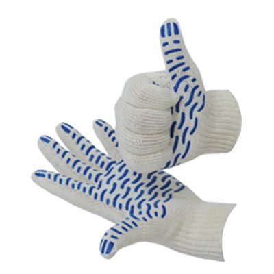 Хлопчатобумажные перчатки 4 НИТИ с ПВХ покрытием (волна)