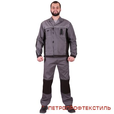 Костюм ГОРОД (серый, куртка+полукомбинезон)